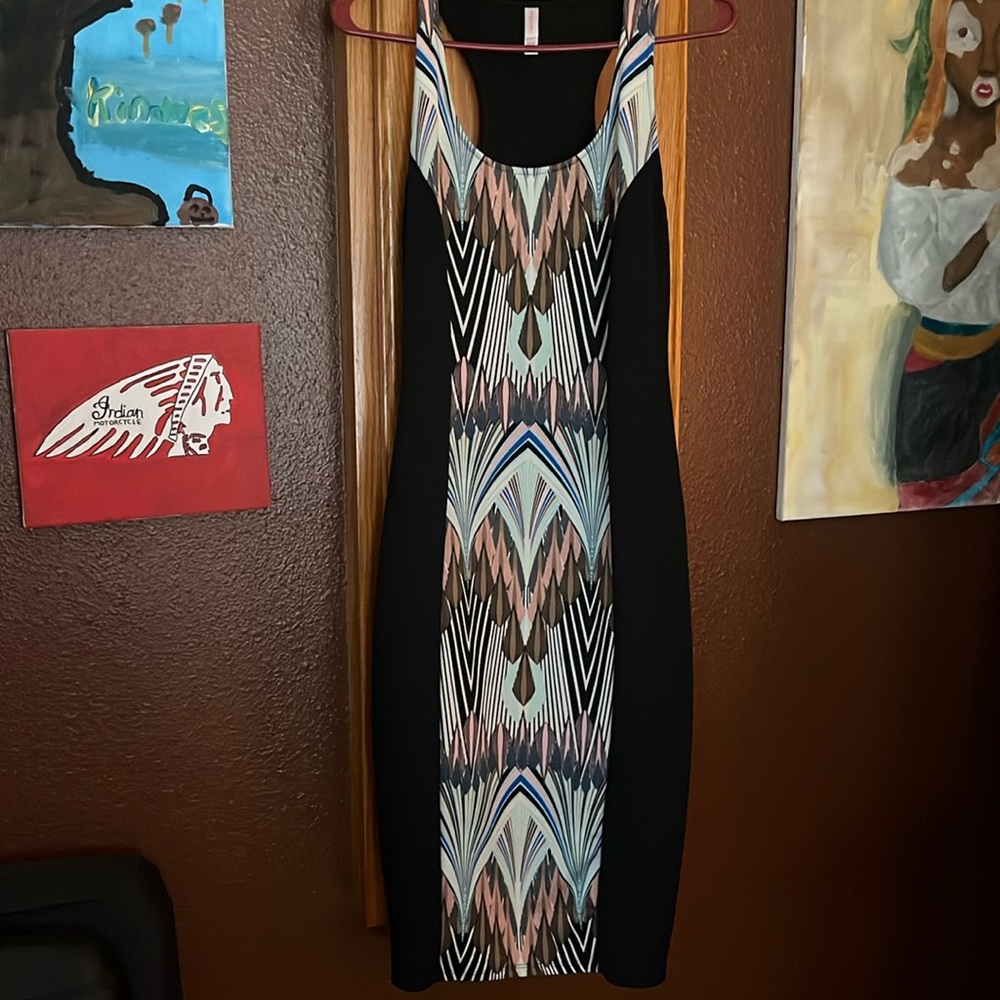 Y2K racerback fitted dress